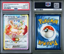 2025 POKEMON SVP PROMO SUPER-PREMIUM COLLECTION #174 EEVEE EX PSA 10 - Image 3