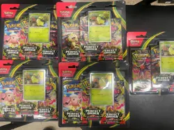 Pokemon TCG ME03 Perfect Order 3 Pack Blister Chikorita Sealed New 5 Packs. - Image 1