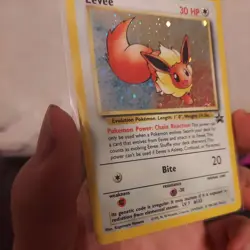 Pokemon TCG Eevee #11 Black Star Holo Promo WoTC NM - Image 2