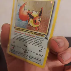 Pokemon TCG Eevee #11 Black Star Holo Promo WoTC NM - Image 3