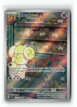 Fidough 213/198 Illustration Rare Scarlet & Violet Pokemon Holo Near Mint - Image 1