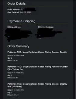 PRESALE ✅ Pokemon Mega Evolution Chaos Rising Booster Display Box 36 - see photo - Image 2