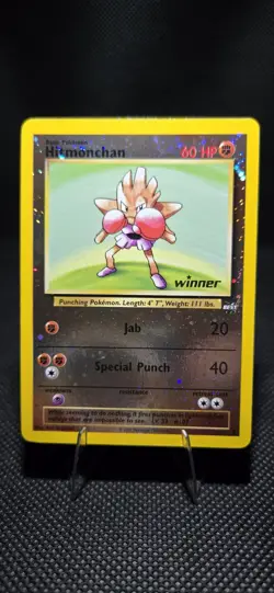 Hitmonchan 2 NM [Winner Stamp] 002/009 Best Of Promo Pokemon TCG Reverse Holo - Image 1