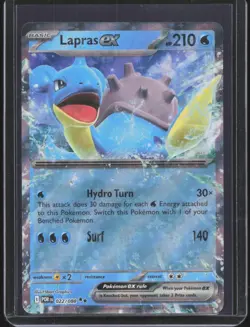 2026 Pokemon Perfect Order Lapras ex #022/088 Double Rare NM - Image 1