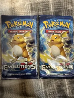 Pokemon XY Evolutions Booster Packs TCG Factory Sealed X4 820650801556 - Image 1