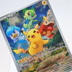 Pokemon TCG - Pikachu SVP 027 Black Star Promo - Paldea Evolved ETB - NM/M - Image 1