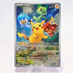 Pokemon TCG - Pikachu SVP 027 Black Star Promo - Paldea Evolved ETB - NM/M - Image 2