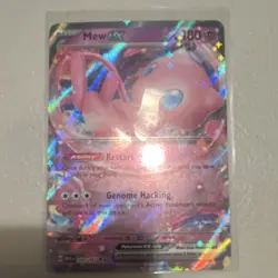 Pokemon Mew EX TCG SV151 Double Rare Full Art Holo 180 HP Eng 151/165 - Image 1