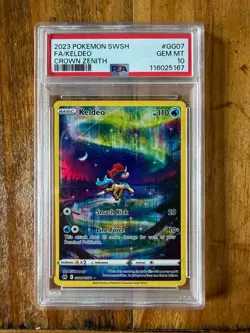 POKEMON TCG - CROWN ZENITH GALARIAN GALLERY - KELDEO GG07/GG70 - PSA 10 - Image 1