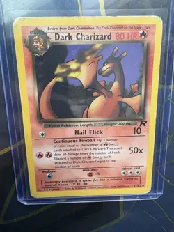 Pokemon Team Rocket Dark Charizard 21/82 Rare Regular English - Image 2