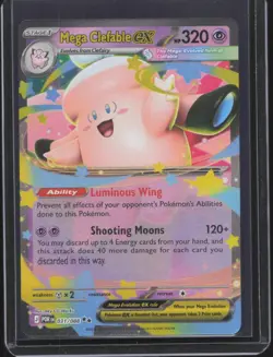 2026 Pokemon Perfect Order Mega Clefable ex #031/088 Double Rare NM - Image 1