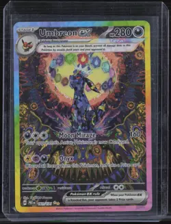 2025 Pokemon Prismatic Evolutions Special Illustration Rare #161 Umbreon ex - Image 1