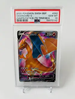 2020 Pokemon Charizard V #50 💎PSA 10 💎 GEM MT Card 🔥 - Image 1