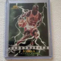 SkyBox 1995-96 Premium Electrified #278 Michael Jordan Chicago Bulls NBA Card - Image 1