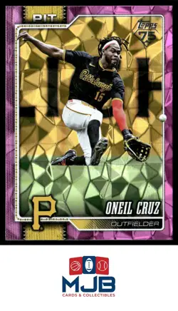 2026 Topps Oneil Cruz Pink Diamante Foil #246 Pittsburgh Pirates - Image 1