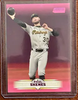 2025 Topps Stadium Club Paul Skenes Pink Foil Pirates🔥 - Image 1
