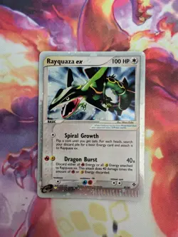 Pokemon Rayquaza EX Dragon Holo Card 97/97 NMINT Condition - Image 1