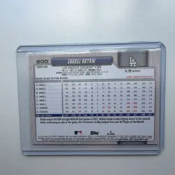 Shohei Ohtani Topps Foil Pattern Topps 2026 Series 1 #200 Los Angeles Dodgers - Image 2