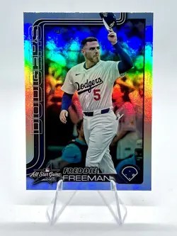 Freddie Freeman 2025 Topps Update All Star Game Rainbow Foil #ASG-4 Dodgers - Image 1