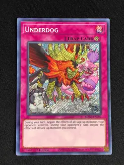 YUGIOH UNDERDOG BLVO-EN092 1ST SECRET - Image 1