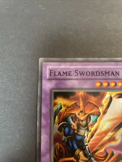 YU-GI-OH - Flame Swordsman - LOB-003 - Super Rare - Unlimited Edition - Image 2