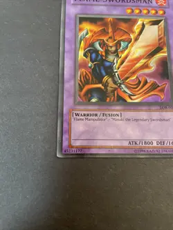 YU-GI-OH - Flame Swordsman - LOB-003 - Super Rare - Unlimited Edition - Image 5