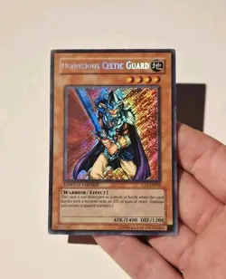 Yugioh Obnoxious Celtic Guard CT1-EN006 Secret Rare LP - Image 3
