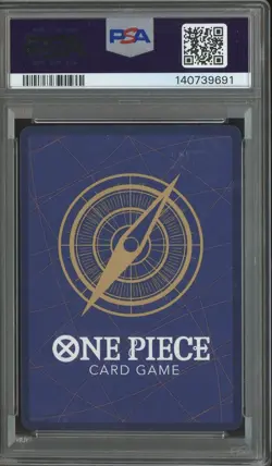 2025 One Piece OP13 EN Red Manga Alternate Art #118 Monkey D. Luffy PSA 9 MINT - Image 2