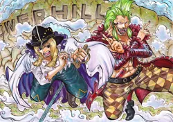 Anime one piece cavendish bartolomeo Custom Playmat Mat Pad - Image 1