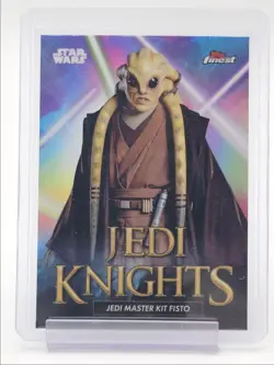 JEDI MASTER KIT FISTO 2025 TOPPS FINEST STAR WARS JEDI KNIGHTS Q4770 - Image 1