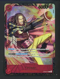 2025 ONE PIECE PROMOS #013 YASOPP OFFICIAL EVENT TOP PRIZE - Image 1