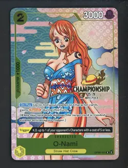 2025 One Piece Promos #OP06101 O-Nami Championships 25-26 Event Pack - Image 1