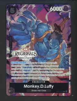 2024 ONE PIECE OFFLINE REGIONALS PACK 2024 VOL.3 #091 MONKEY D. LUFFY - Image 1