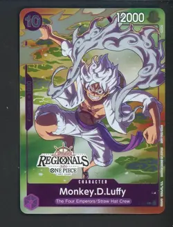 One Piece English P-041 Monkey D. Luffy Offline Regionals Promo - Image 1
