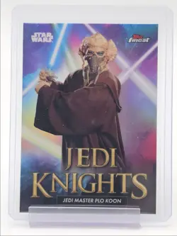 JEDI MASTER PLO KOON 2025 TOPPS FINEST STAR WARS FINEST JEDI KNIGHTS Q4770 - Image 1