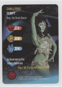1996 Star Trek - The Card Game Challenge Vina the Orion Dancer - Image 1
