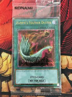 Yugioh Harpie's Feather Duster - Early Days Collection Promo Card (EDC1) SEALED - Image 1