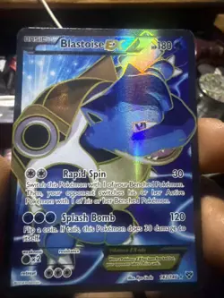 Blastoise EX 142 Full Art Near Mint NM English XY Pokemon Card TCG - Image 1