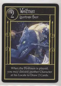 2005 The Nightmare Before Christmas Trading Card Game Wolfman - Image 1