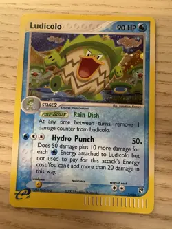 Pokemon TCG Ludicolo EX Sandstorm Holo Rare Card 7/100 - Image 1