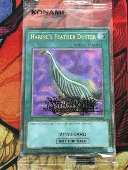 Harpie's Feather Duster (Alt Art) - Early Days Collection Promo Card SEALED - Image 1