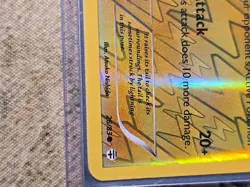 Pokemon Pikachu Reverse Holographic Card 26/83, 2016 - Image 3