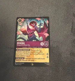 Disney Lorcana Demona Scourge of the Wyvern Clan 55/204 Regular Pack Fresh - Image 1