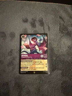 Disney Lorcana Demona Scourge of the Wyvern Clan 55/204 Regular Pack Fresh - Image 4