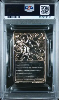 Charizard Pokemon Card Burger King 23K Gold Plated Promo Nintendo WOTC PSA 7 - Image 2