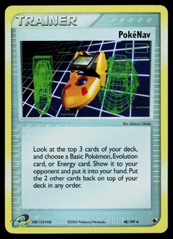 Pokemon Card - Pokenav Ruby and Sapphire 88/109 Uncommon Reverse Holo - Image 1