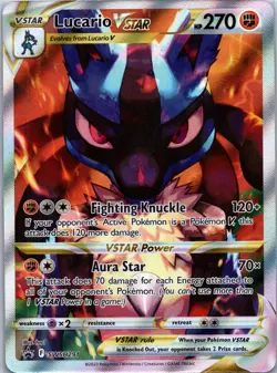 Lucario VSTAR SWSH: Sword & Shield Promo Cards SWSH291 Holo NM - Image 1