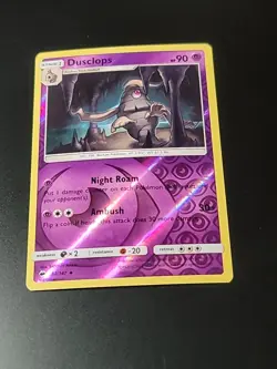 Pokemon TCG Dusclops Burning Shadows 52/147 Reverse Holo Uncommon Card NM 2017 - Image 1