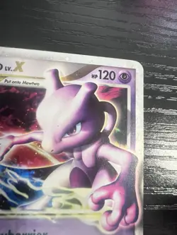 Pokemon TCG Mewtwo LV.X Black Star Promo DP28 Holo Card, LP Condition - Image 4