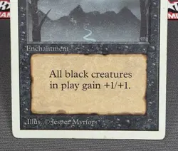 MTG Bad Moon- DAMAGED -Unlimited Edition Magic the Gathering Card # 094 - Image 4
